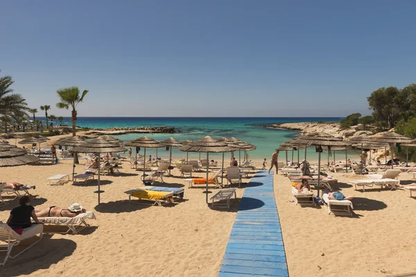 Plaży Ayia Napa na Cyprze — Zdjęcie stockowe