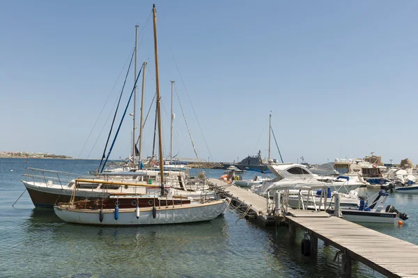 30 Mayıs 2014: Fotoğraf ofyacht marina. Pafos. Kıbrıs. — Stok fotoğraf