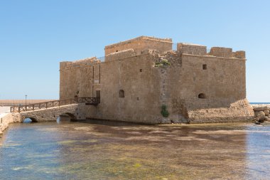 Paphos Harbour Castle. Kıbrıs.