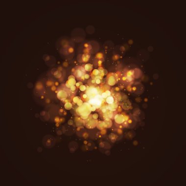Özel efekt şeffaf arka plan üzerinde izole. Parlayan ışıklar etkisi.
