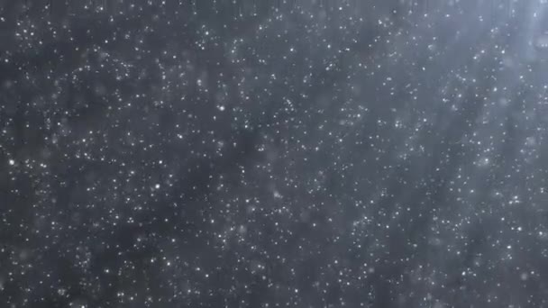 Piękny błyszczący diamentowy pył Błyszczący blask Cząstki gwiazdy Shimmer - 4K Płynny VJ Loop Motion tło Animacja — Wideo stockowe