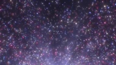 Güzel Pembe Parıltılı Pembe Parıltı Parıltı Parıltı Parıltı Parçacıkları Yükseliyor - 4K Kusursuz VJ Döngü Hareketi Arkaplan Animasyonu