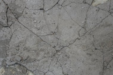 Eski çatlamış beton yüzeyin soyut arkaplanı