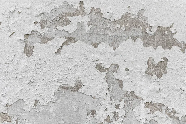 Fond Abstrait Vieux Mur Béton Blanc Peint Minable Gros Plan — Photo