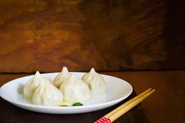 亚洲蒸的饺子 — 图库照片