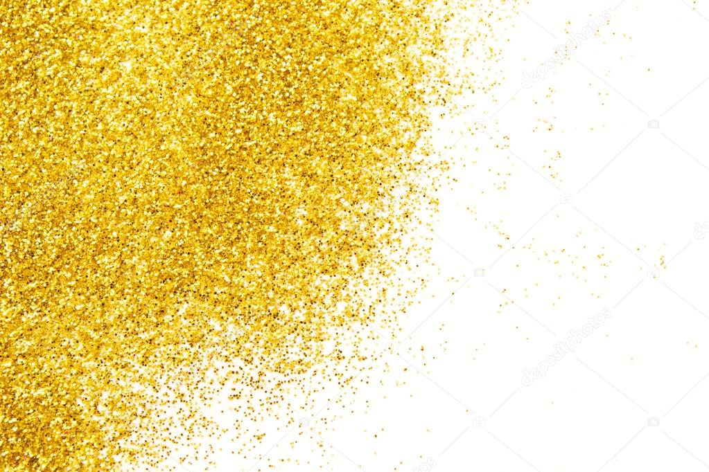 Yellow glitter background