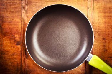 Boş kızartma tavası arka plan