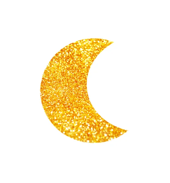 Moon glitter design — Stock Photo, Image