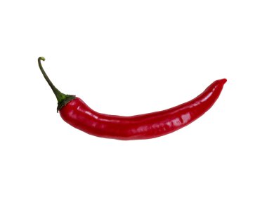 izole kırmızı biber biber