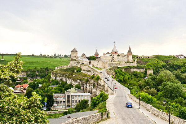 Panorama of Kamianets-Podilskyi Castle