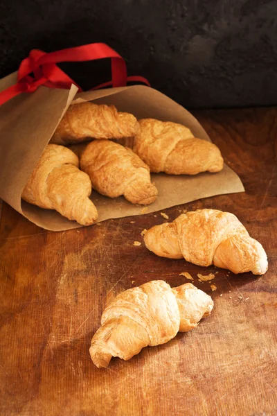 Croissants from the bakery — Stock Photo, Image