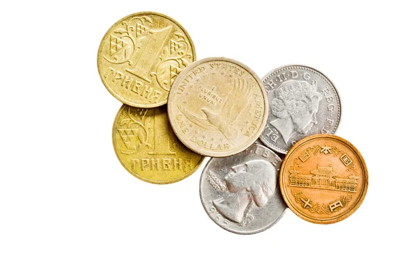 Collection of the coins — Stock Photo, Image