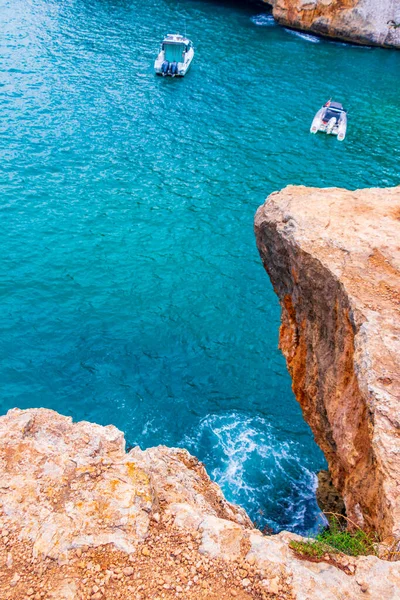 Παραλία Βράχια Και Κόλπος Της Cala Santany Στη Μαγιόρκα Βαλεαρίδες — Φωτογραφία Αρχείου