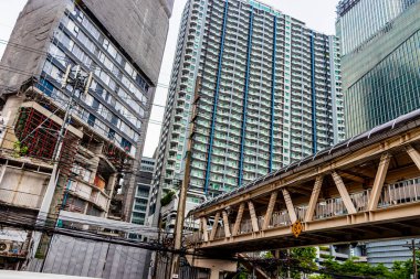 Tayland 'ın başkenti Bangkok' un sert köşe ve bölgeleri.