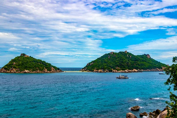 Les Belles Plages Koh Nang Yuan Beach Près Koh Tao — Photo