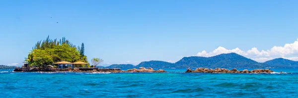 Panorama Över Tropiska Öar Ilha Grande Angra Dos Reis Rio — Stockfoto