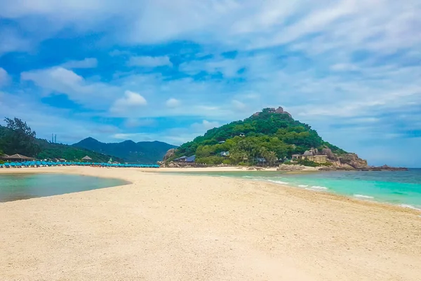 Nejkrásnější Pláže Koh Nang Yuan Beach Poblíž Koh Tao Koh — Stock fotografie