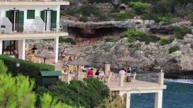 Bay Hotel Cala Figuera Santany Mallorca İspanya 'nın muhteşem manzarası..