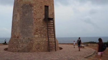 Torre d 'Ivan Torre Nova Kulesi Cala Santany Mallorca İspanya.
