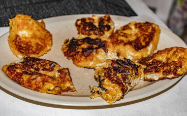 Meksika yemeği muzlu Meksika muz yemeği Meksika 'da peynirli muz yemeği.