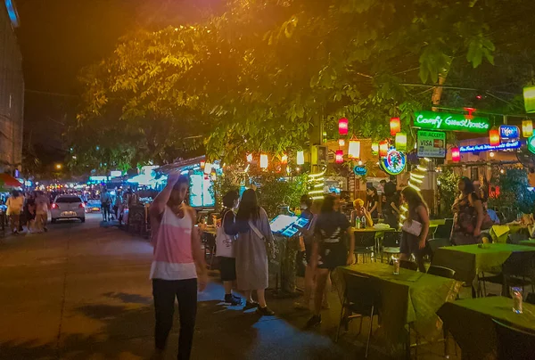 Bangkok Thailand Mai 2018 Khaosan Khao San Kaosan Road Most — ストック写真