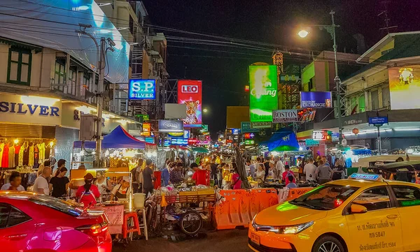 Bangkok Thailand Mai 2018 Khaosan Khao San Kaosan Road Most — Foto de Stock