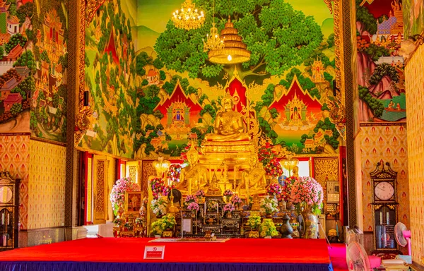 Bangkok Thaïlande Janvier 2020 Statue Bouddha Dans Temple Wat Don — Photo