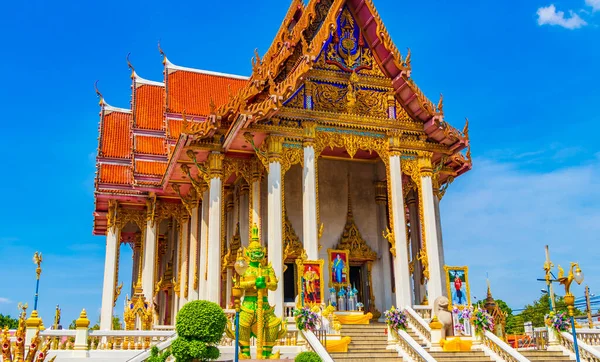 バンコクタイ26 2020年1月バンコクのカラフルなワット ムアン アラムラン仏教寺院タイ — ストック写真