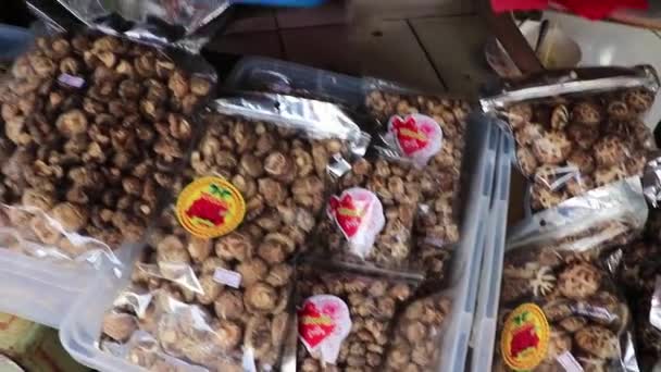 Thai Kinesiska Gatumat Gammal Marknad Kina Stad Bangkok Thailand — Stockvideo