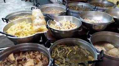 Tayland Çin sokak yemekleri Eski market Çin Kasabası Bangkok Tayland.