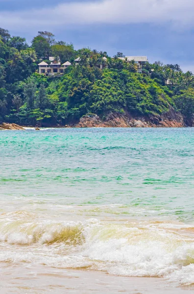 Nai Thon Naithon Beach Bay Panorama Dream Beach Turquoise Clear — Stock Photo, Image