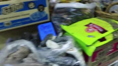 Bangkok, Tayland - 05 22 2018 Tayland Çin sokak yemekleri Eski market Çin Kasabası Bangkok Tayland.