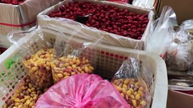 Tayland Çin sokak yemekleri Eski market Çin Kasabası Bangkok Tayland.