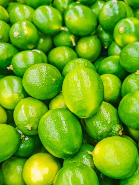 Playa del Carmen Meksika 'dan yeşil ıhlamur arkaplan dokusu.