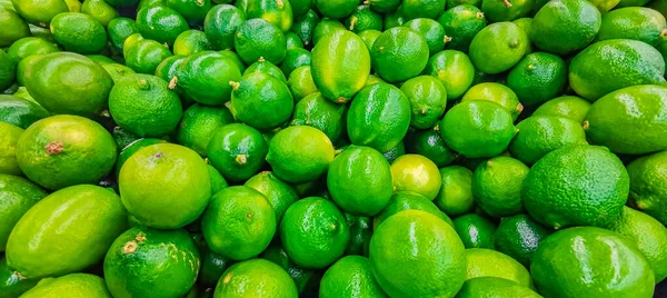 Verde Jugosa Lima Verde Lima Fondo Textura Playa Del Carmen — Foto de Stock