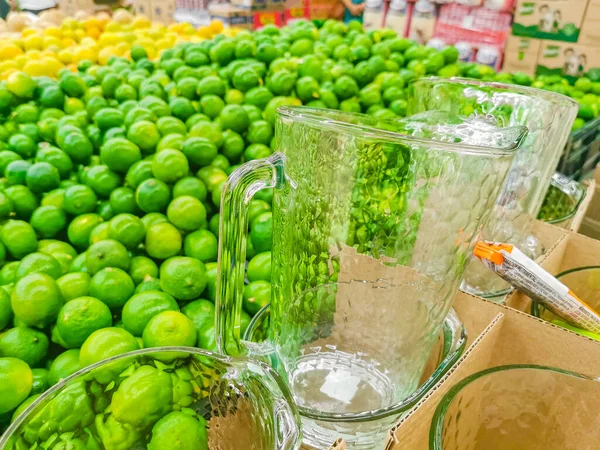Зеленый Сочный Лимонный Фон Плайя Дель Мехико — стоковое фото