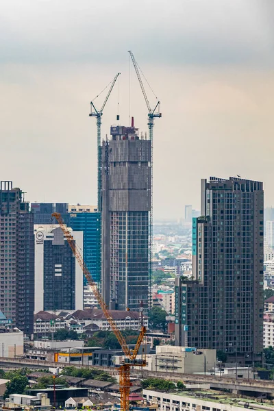 Bangkok Thailand Mai 2018 Bangkok City Panorama Skyscraper Cityscape Capital — Stock Photo, Image