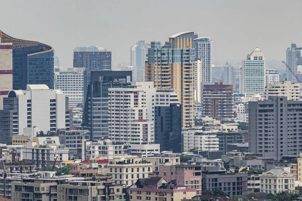 Bangkok City Panorama Gökdeleni Tayland Başkenti — Stok fotoğraf