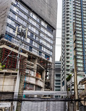 Tayland 'ın başkenti Bangkok' un sert köşe ve bölgeleri.