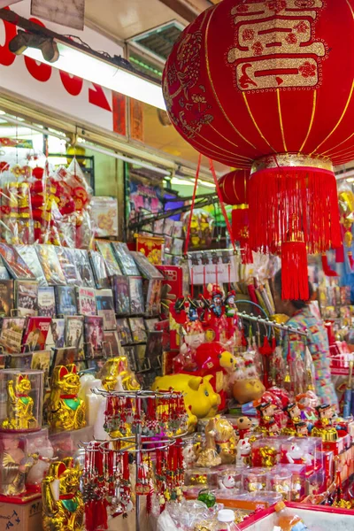 Bangkok Thaïlande Mai 2018 Chat Chinois Doré Souvenirs Dans Boutique — Photo