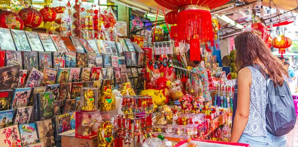 Bangkok Thaïlande Mai 2018 Chat Chinois Doré Souvenirs Dans Boutique — Photo
