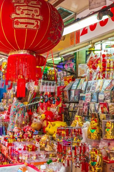 Bangkok Thaïlande Mai 2018 Chat Chinois Doré Souvenirs Dans Boutique — Photo