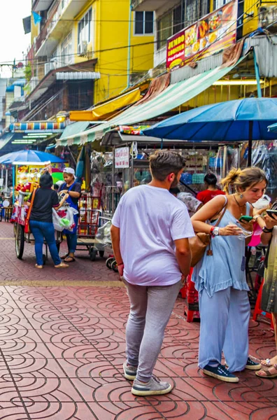 Bangkok Thailand Mai 2018 Colorful China Town Gamla Marknad Shoppinggator — Stockfoto