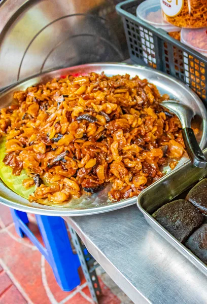 Selezione Cibo Tailandese Cucina Cinese Street Food Vecchio Mercato China — Foto Stock