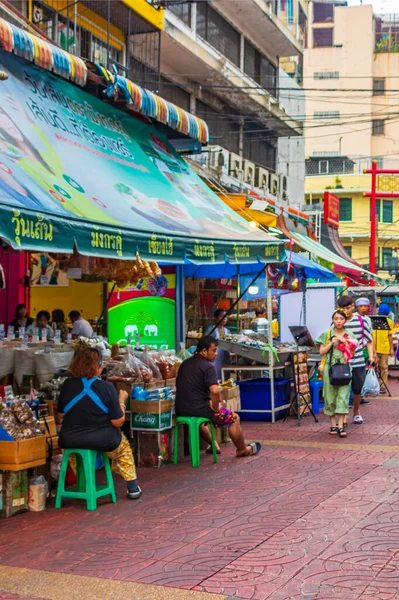 Bangkok Thailand Mai 2018 Colorful China Town Gamla Marknad Shoppinggator — Stockfoto