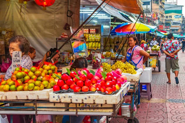 Bangkok Thailand Mai 2018 Colorful China Town Gamla Marknad Shoppinggator — Stockfoto