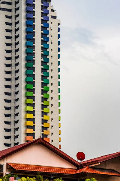 Bangkok Tailandia Mai 2018 Baiyoke Tower Bangkok Rascacielos Color Arco — Foto de Stock