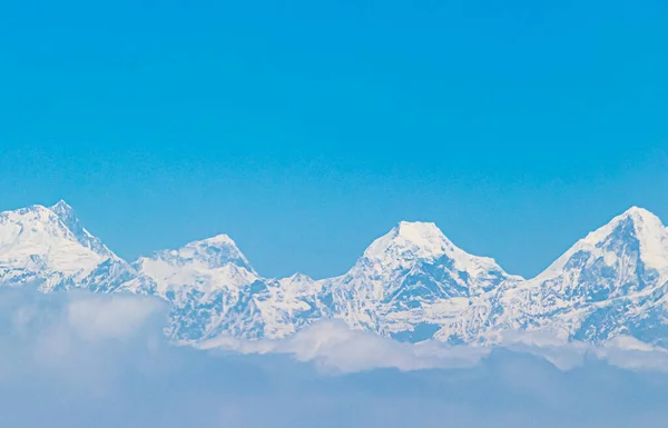 Mount Everest Himalajach 8848 Wysokości Najwyższa Góra Ziemi Siedem Szczytów — Zdjęcie stockowe