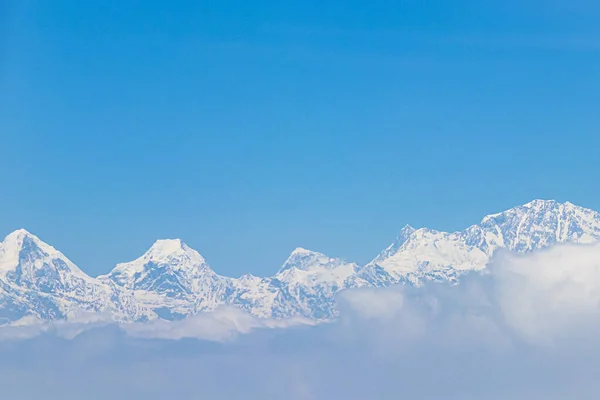 Monte Everest Nos Himalaias 8848 Altura Montanha Mais Alta Mundo — Fotografia de Stock