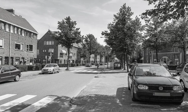 Groningen Nederland Juni 2013 Zwart Wit Historisch Beeld Stadsgezicht Panorama — Stockfoto